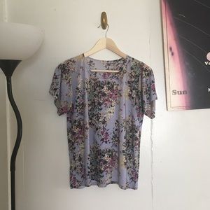 vintage floral shirt
